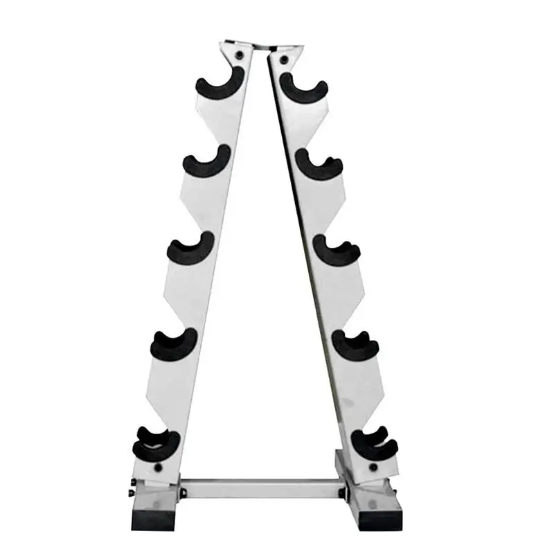 A Frame Dumbbell Rack Heavy Duty 5 Tier Weight Metal Rack Stand For