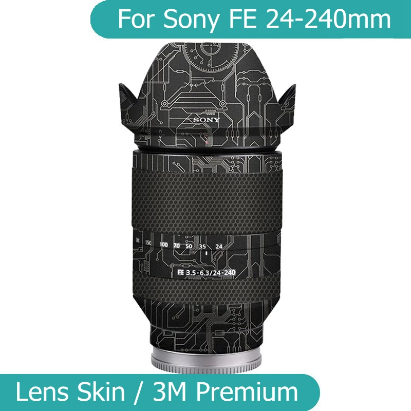 SEL24240 Camera Lens Sticker Coat Wrap Protective Film Body Decal 