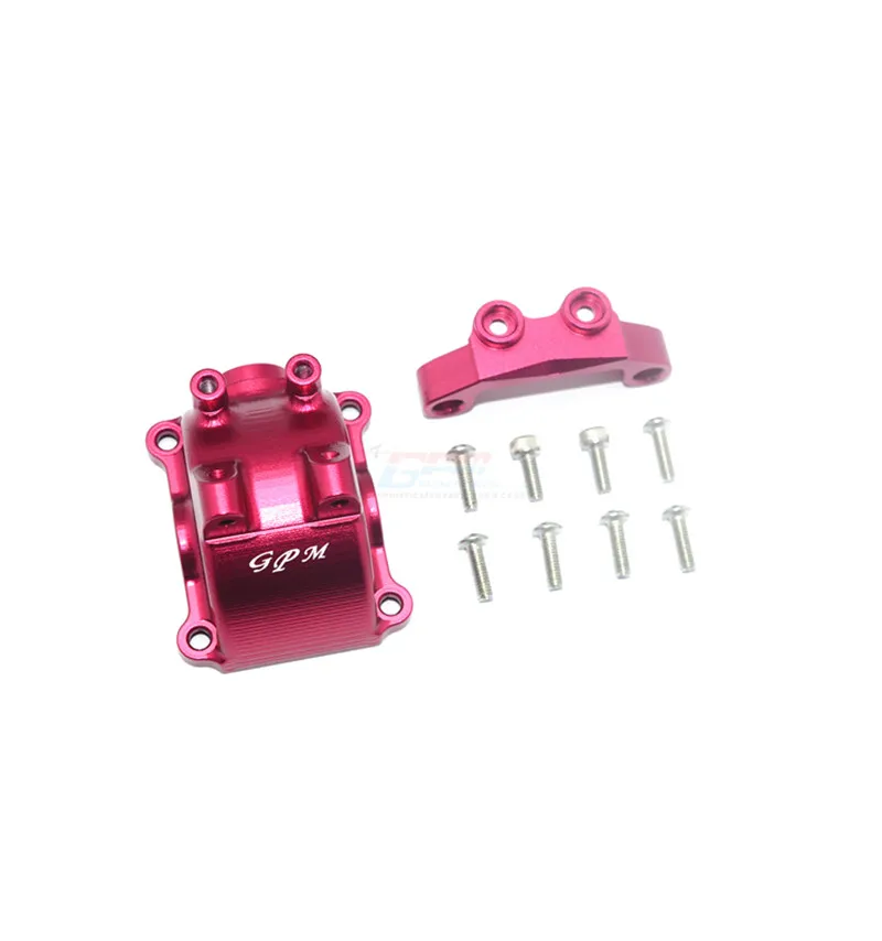 

GPM Aluminum Front & Rear Universal Gearbox Cover + Upper Arm Retainer For TAMIY 1/10 TT-02 , TT-02T