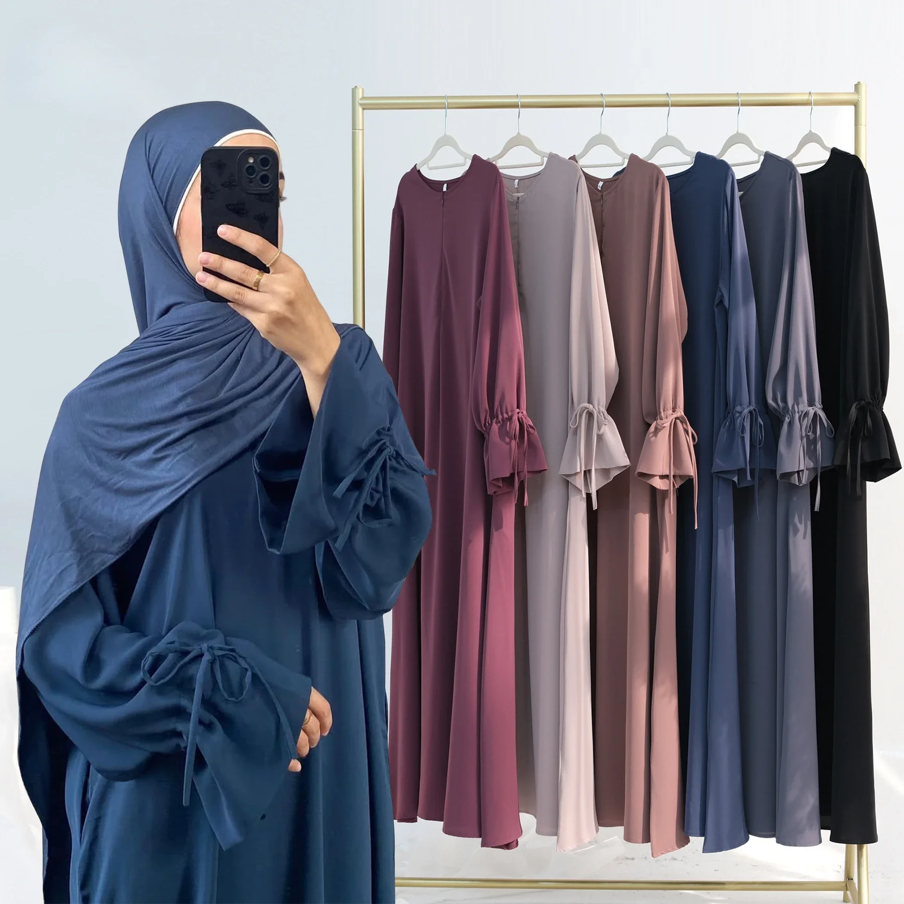 عباية رمضانية فضفاضة طويلة للنساء – فستان إسلامي م...