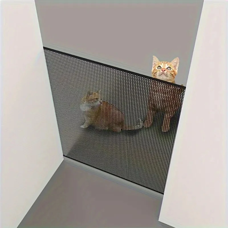 Cat Gate for Doorway, Retractable Dog Gate, Gates for Dogs Indoor Cat Safety Gate-No Jumping Over, Pet H