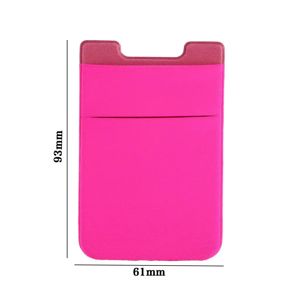 Elastic Phone Wallet: Compact Card Holder & Storage Sleeve