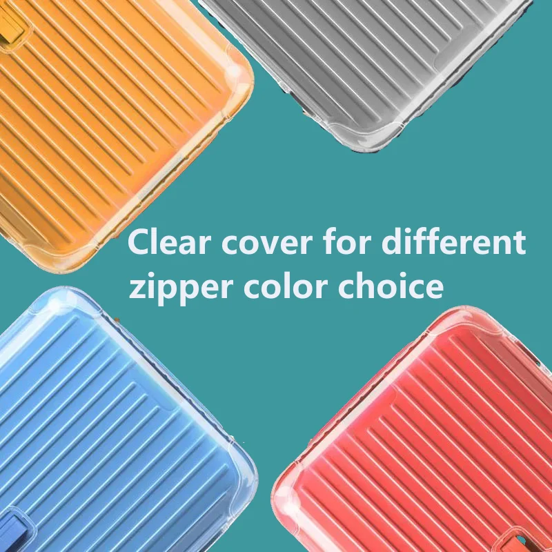 Transparent Cover For Rimowa Essential Trunk Plus Suitcase Protector With Zipper Customized Thicken PVC Case Not Include Luggage