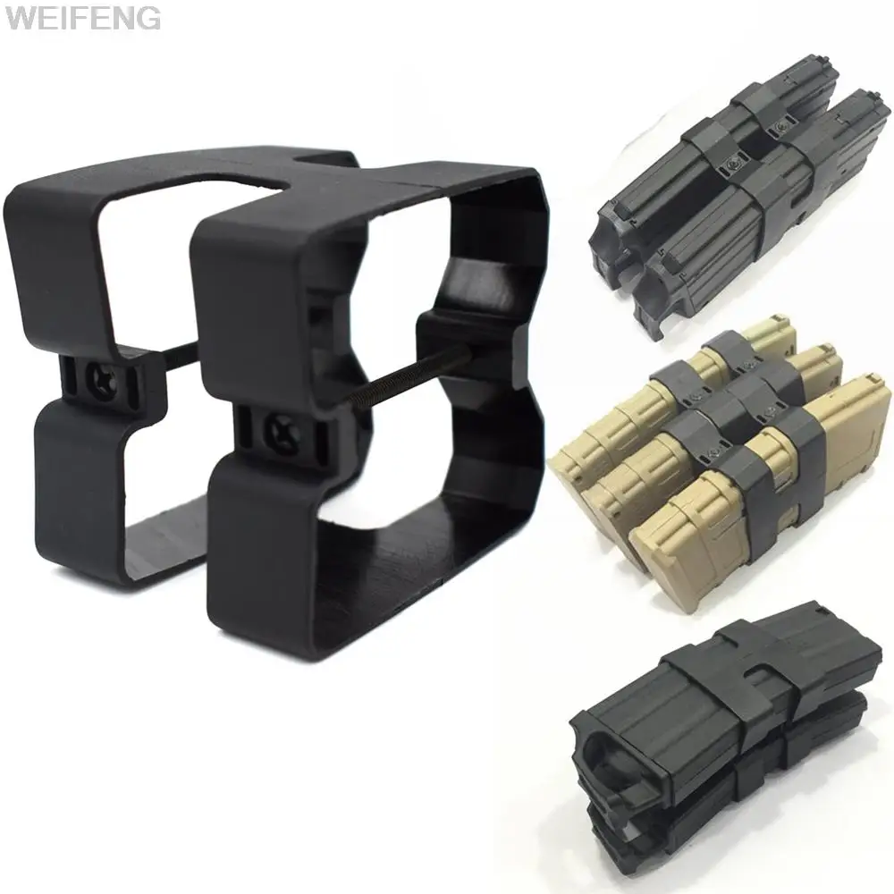 

Tactical Dual Rifle Magazine Parallel Link for M4 A1 Rifle Mag Coupler Clip Airsoft Magazine Connector Clamp Hunting Accessories