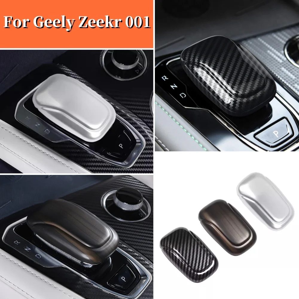 

For Geely Zeekr 001 2021 2022 2023 2024 ABS Plastic Car Gear Shift Handle Knob Frame Sticker Cover Trim Styling Accessories