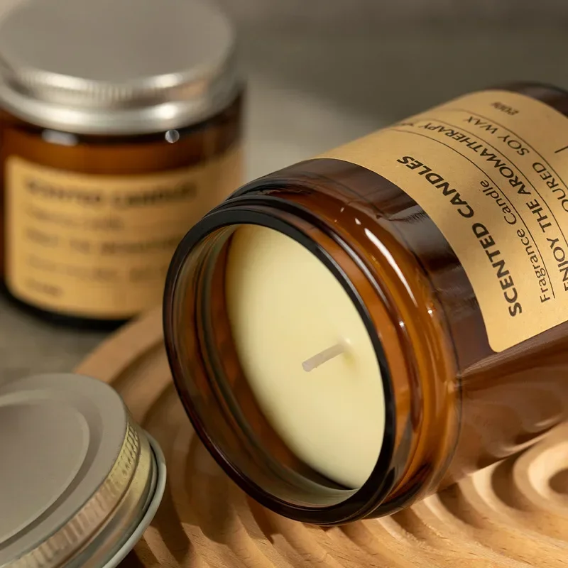 1pcsNewScentedCandleCreativeHandmadeSoybeanWaxEssentialOil