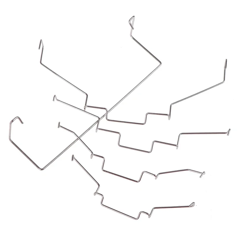1쌍의 CPU 방열판 팬 후크 고정 브래킷 팬 클립 스프링 스틸 팬 클립은 팬을 방열판에 안전하게 고정합니다.