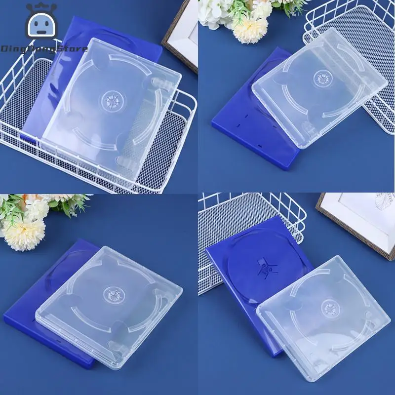 1Pc Blue Cd Game Case Cover Scatola Protettiva Per Ps2 Ps3 Game Disk Holder Cd Dvd Discs Storage Box Per Ps2 Ps3 Accessori Di Gioco