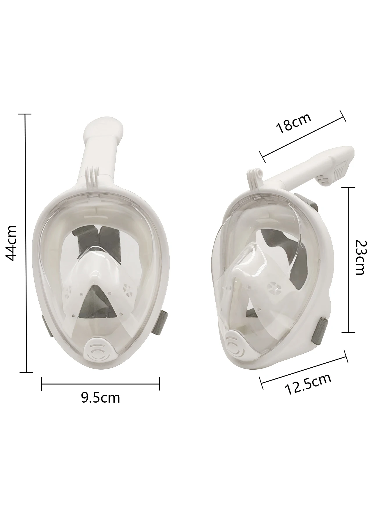 Description Picture 2 of itemUnderwater Snorkeling Full Face Children Swimming Mask Set Scuba Diving Respirator Masks Anti Fog Safe Breathing for Kids Adult