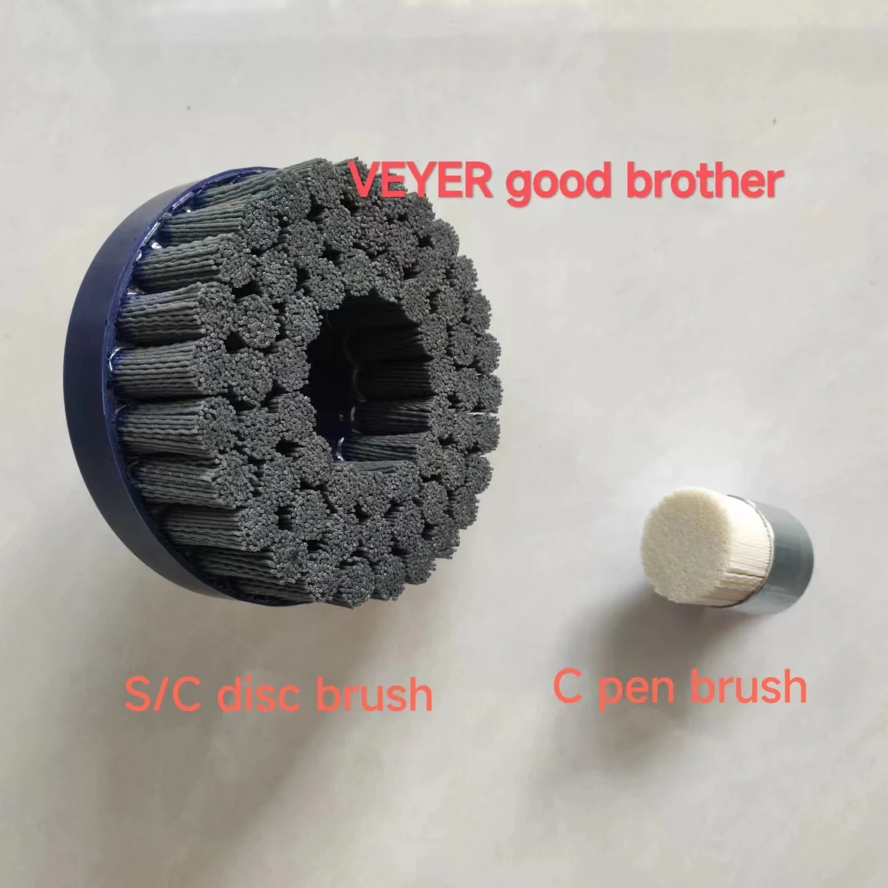 

Ceramic CNC Brush Professional Polishing Brush Workpiece Surface Smooth Steel Handle VEYER High Precison Deburring