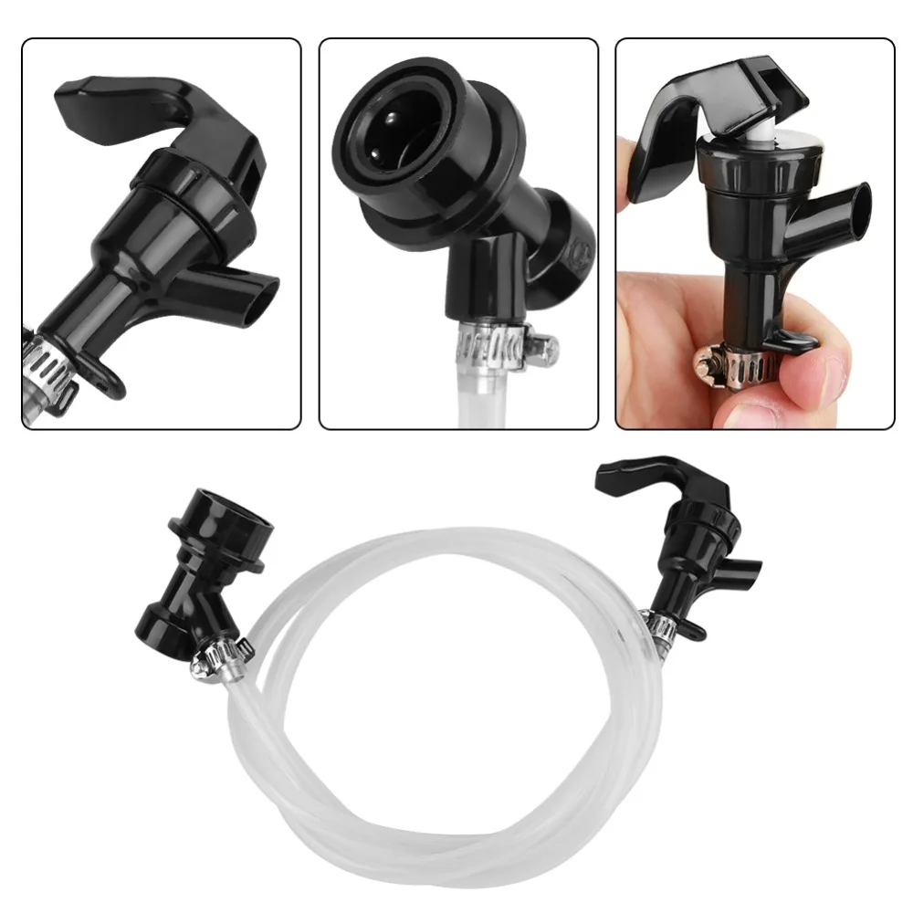 50/100cm Beer Line With Picnic Tap Ball Lock Disconnect For Cornelius Home Brew Keg House Home Brew Beer Brewing Pipe Hose