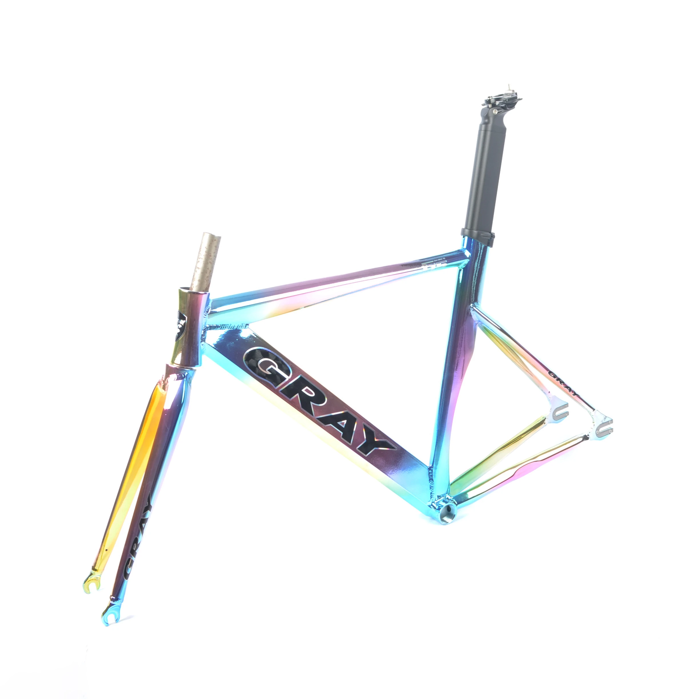 Fixed Gear Bike Frame 48Cm 52Cm 56Cm Single Speed Fixie Aluminium Vork  Track Fiets Deel aerodynamica Aanpasbare|Bicycle Frame| - AliExpress