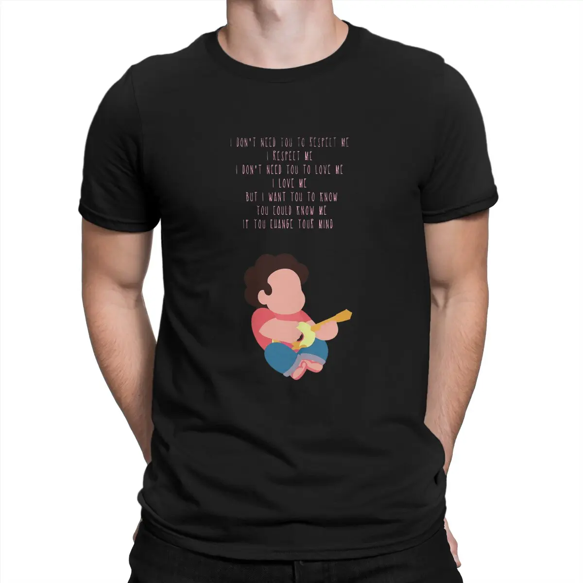 

Change Your Mind Men's T Shirt Steven Universes Novelty Tees Short Sleeve Round Collar T-Shirts Pure Cotton New Arrival Tops