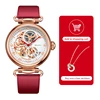 2022 Seagull Fashion Women's Watch Leather Strap Waterproof Automatic Full Hollow Mechanical For Women Watch 811.11.6002 1