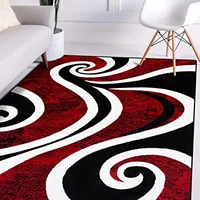 Modern Swirls Carpet for Living Room Home Decor Sofa Table Large Area Rugs Anti-slip Hallway Balcony Rugs Bedroom Floor Mat 1