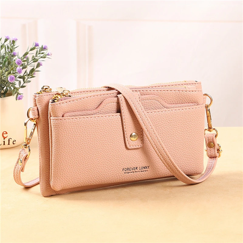 

Women's Wallet Soft Leather Small Crossbody Bags for Women Multifunction Shoulder Messenger Bag Ladies Phone Bag Purse Handbag