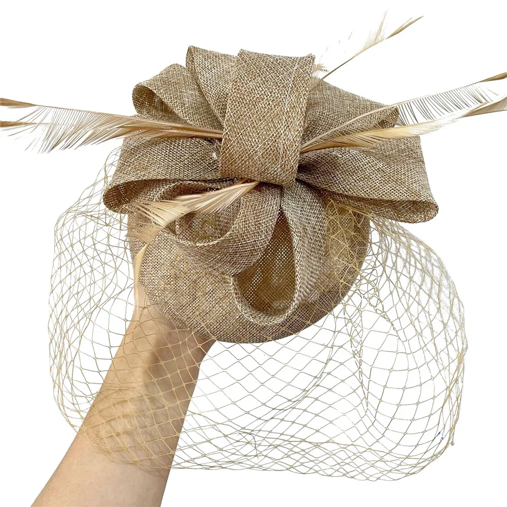 Bride Wedding White Headpiece Elegant 