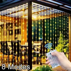 Enchanting LED Fairy Lights with 8 Lighting Modes - Perfect for Holiday, Celebration & Home Decor (Warm White)