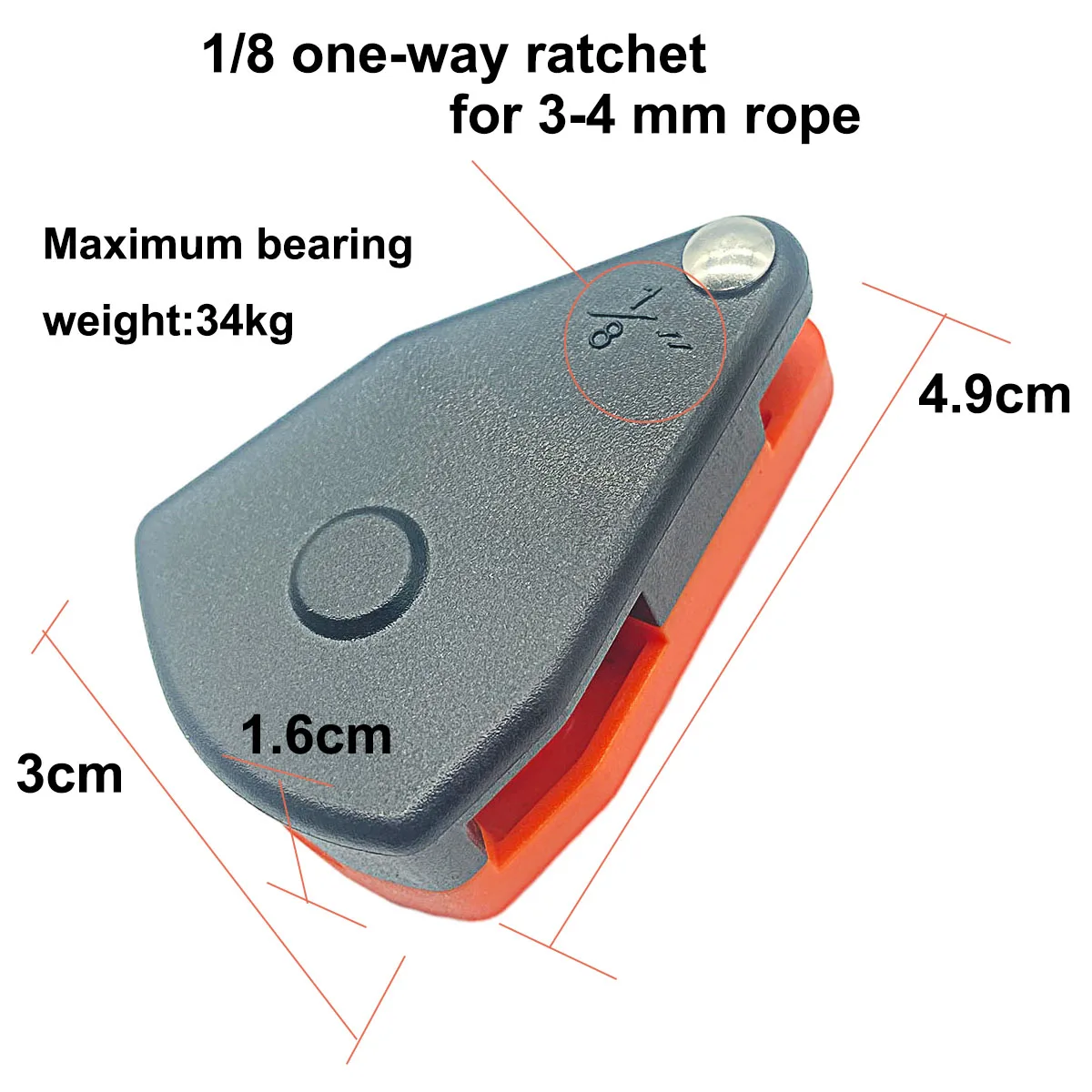 4mm Rope Hook, Camping Tent Tie Down Pulley Hook, Ratchet Outdoor Wheel, Ratchet Wind Rope Buckle Tightener, camping tent accessories camping tent fasteners tent rope tightener tent wind rope hook