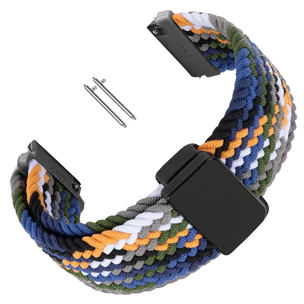 Parachute Braided Nylon Watch Strap, 20mm/22mm, Universal Fit