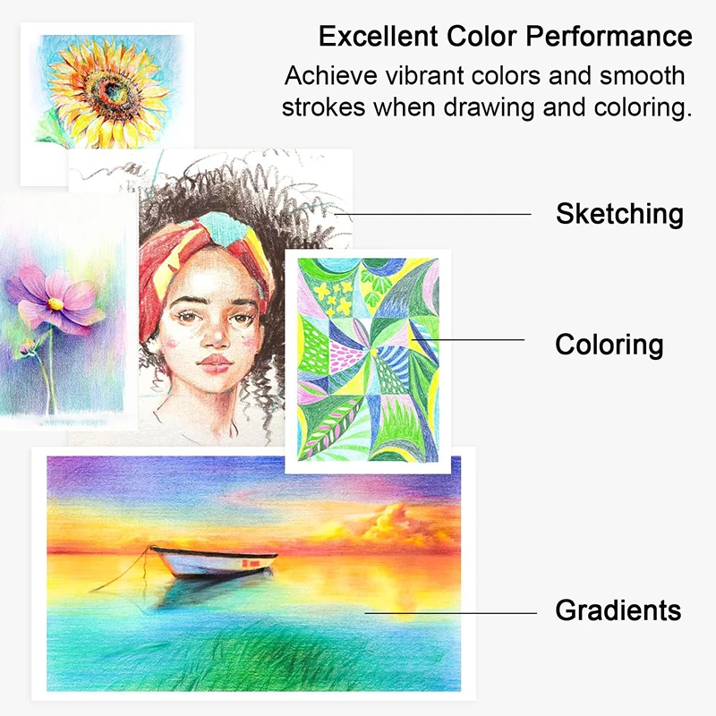 520 Color Colored Pencils Set - Professional Oil Based Art Pencils For Drawing & Coloring