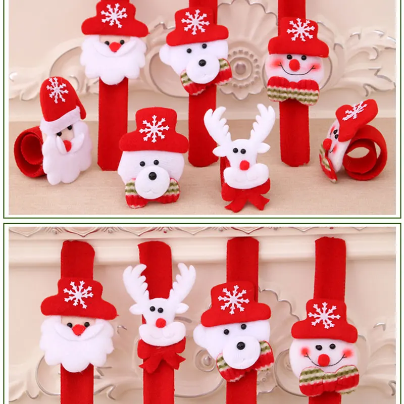 

Круглая игрушка Clap, светящееся кольцо для рук, Рождественское украшение «сделай сам», праздник, новый год, поп-круг, украшение для дома, Детский день, товары