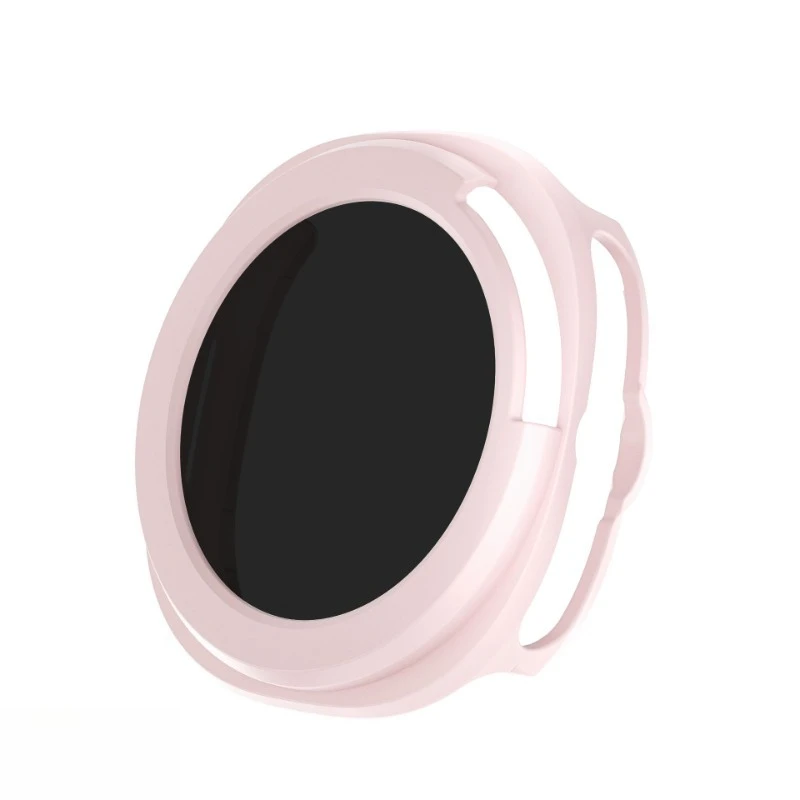 Enhanced Privacy Glass PC Case with Screen Protector Bumper for Galaxy Watch 8 Classic