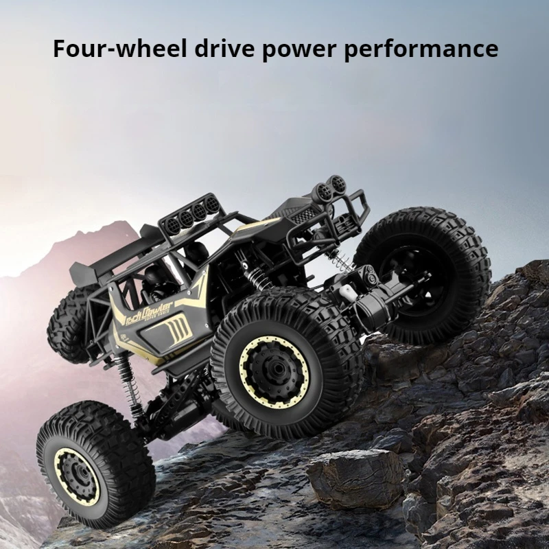 24/28cm Remote-Controlled Off-Road Vehicle Toy Car Rechargeable Four-Wheel Drive Alloy Climbing Car Children'S Race Xmas Gifts 3