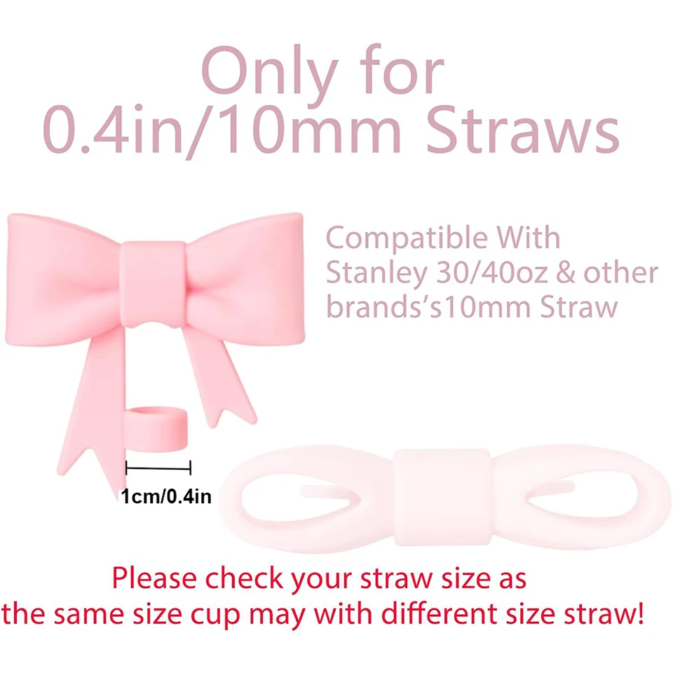 Set di accessori da 3 pezzi per bicchiere Stanley con manico da 1,0 cm, copertura topper in paglia, ciondolo a forma di farfalla con diamanti, stivale in silicone glterato  15