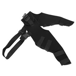 Pet Dog Hind Leg Protector - Soft Elastic Adjustable Knee Brace & Shockproof Support - S