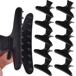 Elegant Butterfly Hair Clips for Women and Girls - Stylish Hairpins and Clamps for Salon - Quality Styling (Black)