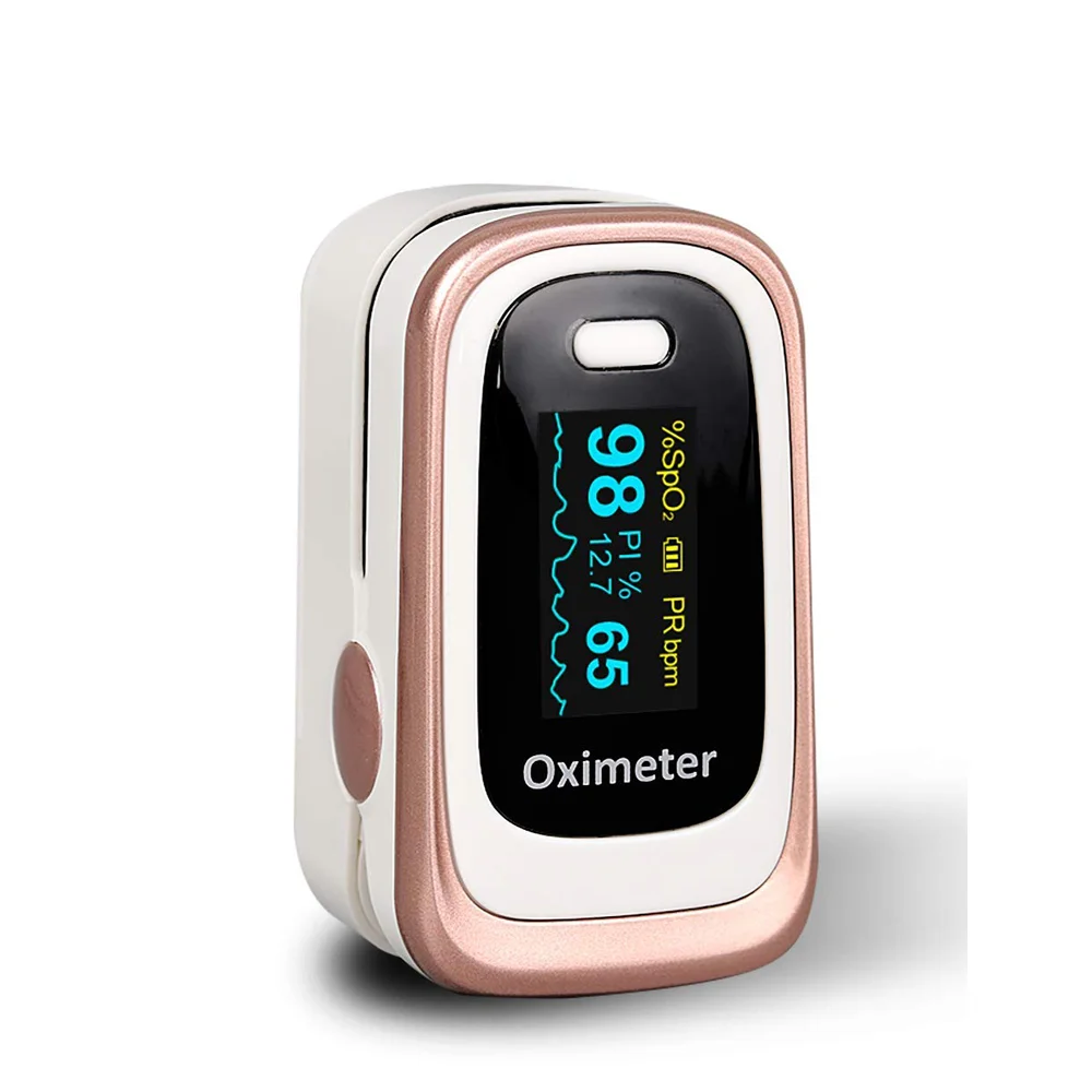 Pulse Oximeter Fingertip,Blood Oxygen Saturation Monitor Spo2 Finge rtip Pulse Oximeter Adult and Child with LED Display with La