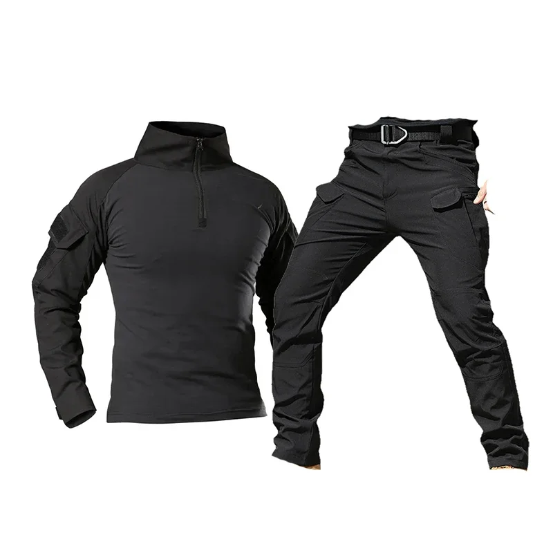 Stealthy Tactical Uniform Set With Multicam Camouflage For Enhanced Adventures