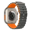 Gray with orange