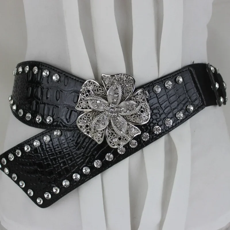 DOUBLE CROC LEATHER BELT TALES OF TALITHA