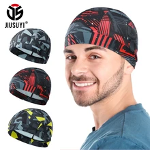 

Men Sports Caps Quick Dry Helmet Liner Cap Absorbent Sweat Cooling Breathable Beanies Summer Biker Riding Cycling Fishing Hats