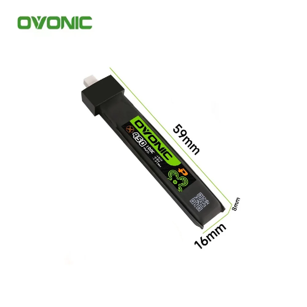 Batterie LiPo 1S 300mAh 450mAh 550mAh BT2.0 pour RC