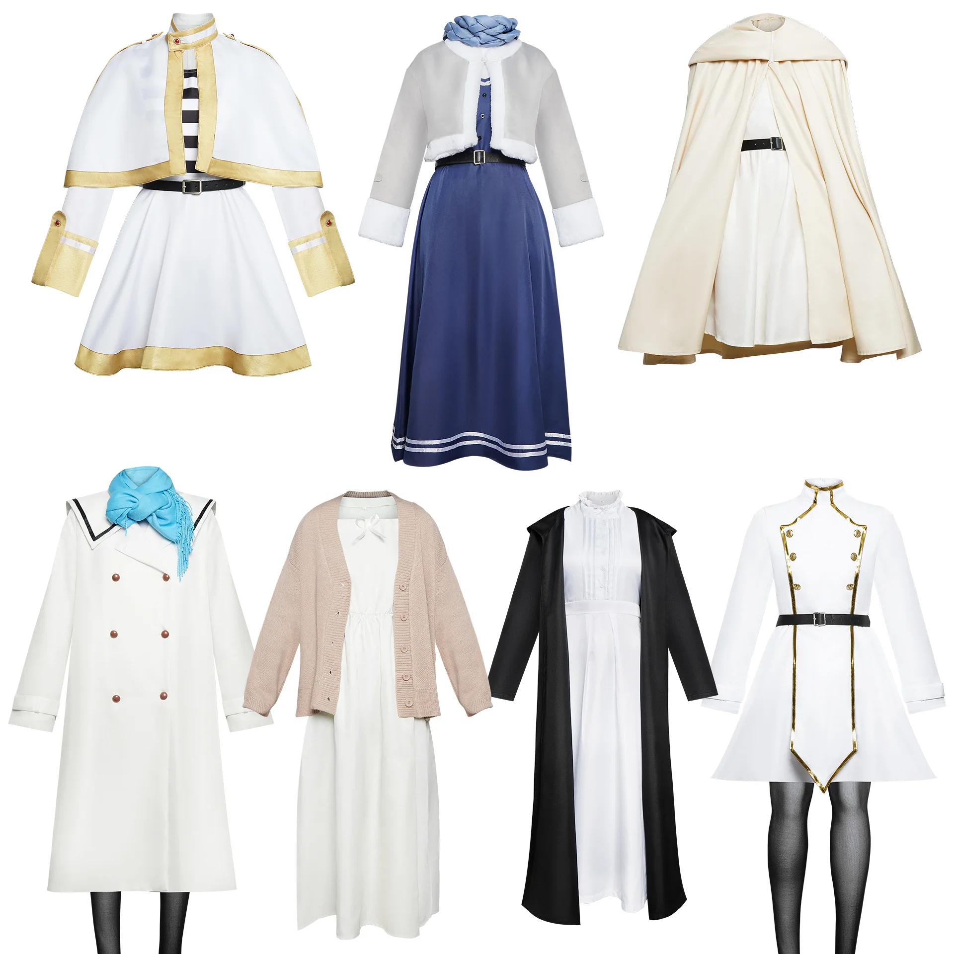 

Anime Frieren Beyond Journey's End Frieren Cosplay Costume Outfit Dress Top Pant Halloween Carnival Suit For Girls Adult Women