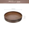 Jewelry Tray Retro Decor Holder Plateau Cutlery Vintage Restaurant Bread Ware Supply Bamboo Serving 2