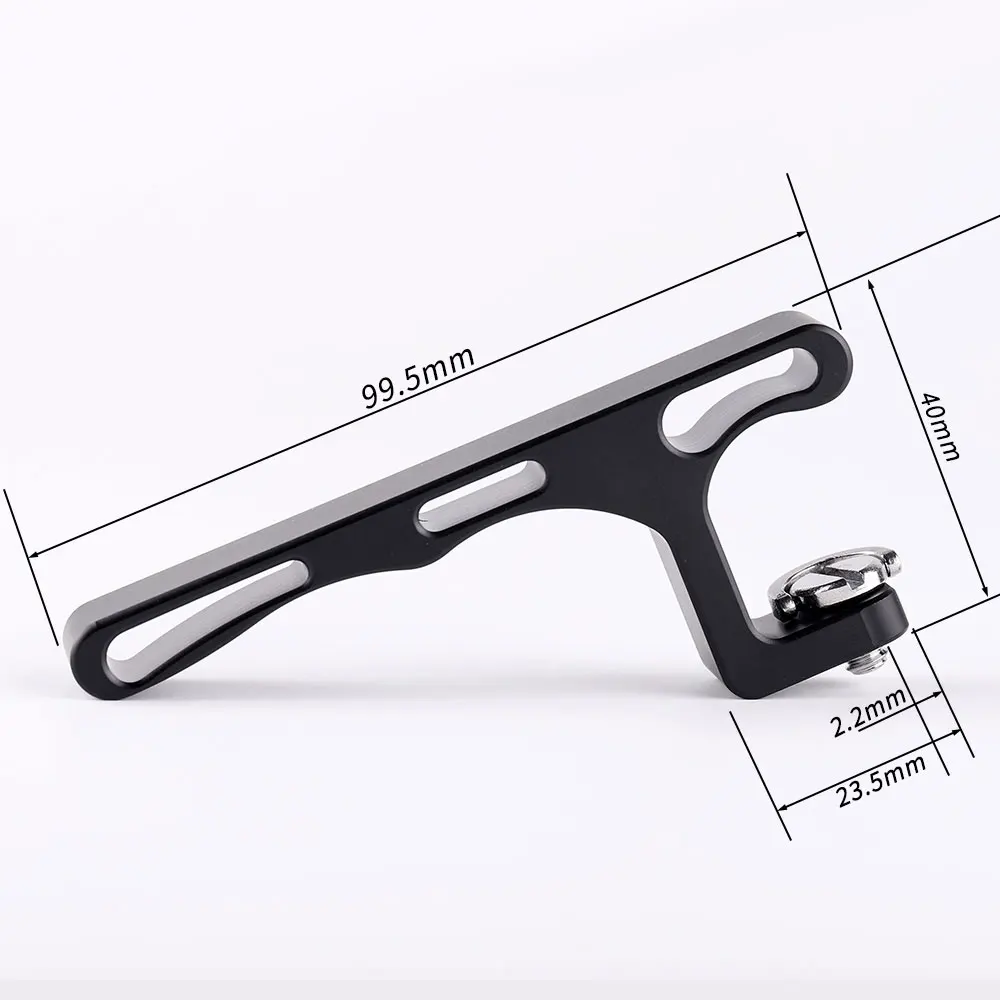 Flashlight Handle Aluminum alloy 1/4 UNC screw
