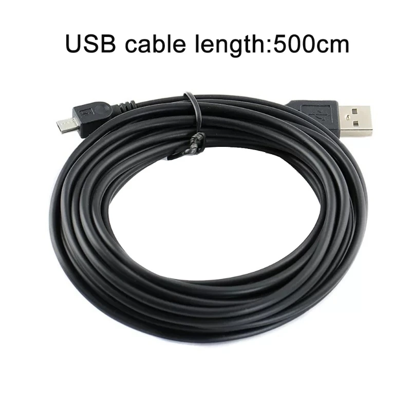 5m Extra Long Micro Usb Câble Pour Usb Alimentation Surveillance