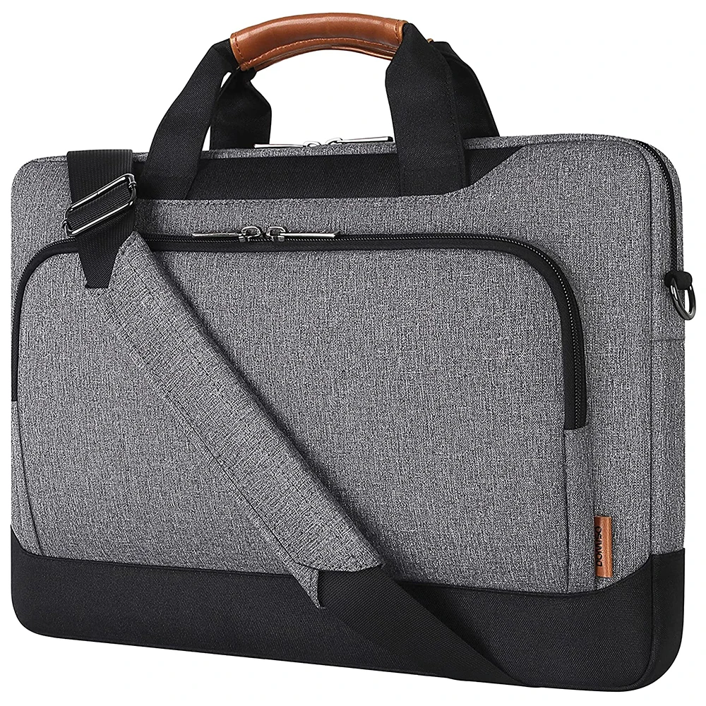 

DOMISO Laptop Sleeve Business Briefcase Laptop Shoulder Bag Compatible with 14",156,17” Inch Laptops