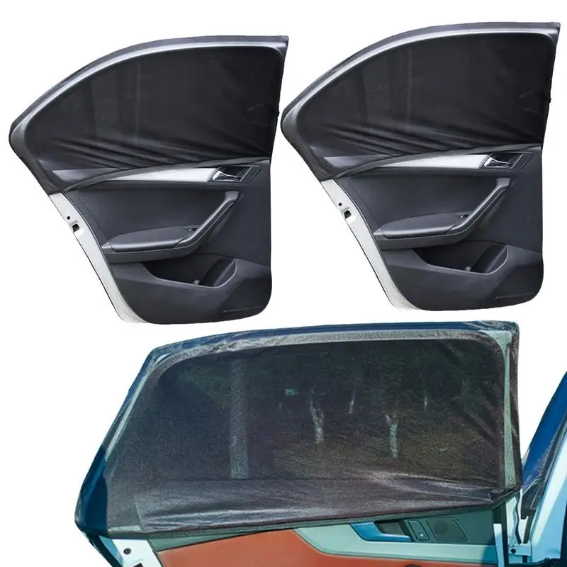 

Car Sun Shade Car Sun Shades Protector Universal Car Front Sun Visor Protector Mesh Fabric Sun Shade Anti-UV