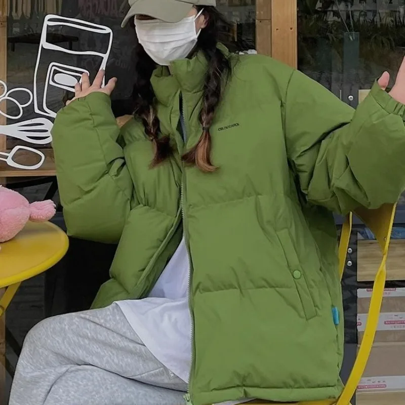 2023 New Women Down Jacket Winter Coat Female Short Parkas Loose Thick Warm Outwear Leisure Time Versatile Fashion Overcoat