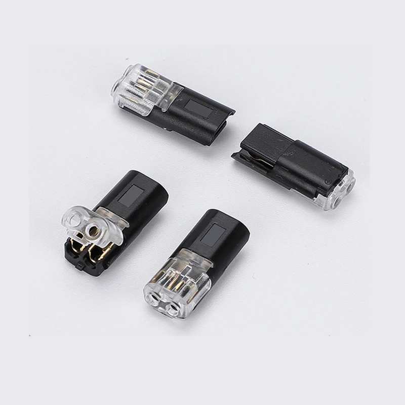 2 Pin Wire Connector Waterproof Fast Plug Car Electrical Connectors Wire Cable Automotive Strip Terminal Connection 30-1Pcs Plug Connectors