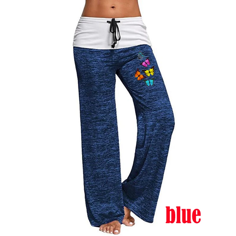 Рисунок 2 - Женские модные широкие штаны с принтом бабочки