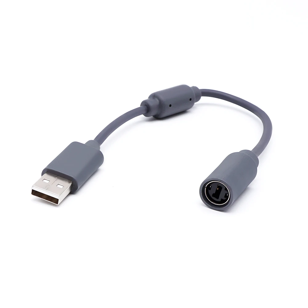 Alta Qualità Per Microsoft Xbox360 Per Xbox 360 Usb Breakaway Cable Line Pc Cable Off Cord Adapter Con Filtro