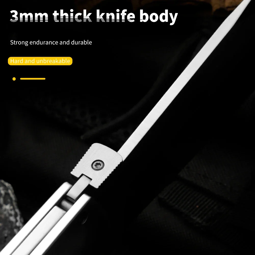 High quality multifunctional folding knife - survival knife for outdoor camping, hunting, and emergency situations, men's gift 4