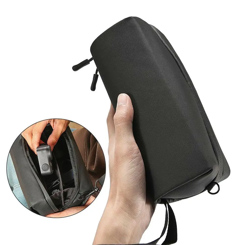 Portable Black Polyester Storage Bag for Sport Camera Accessories