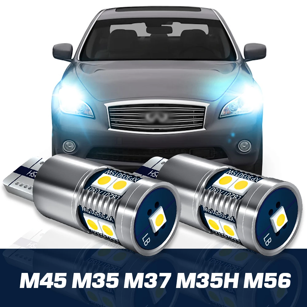

2pcs LED Parking Light Clearance Bulb Canbus Accessories For Infiniti M45 M35 M37 M35H M56 2006 2007 2008 2009 2010 2011 2012